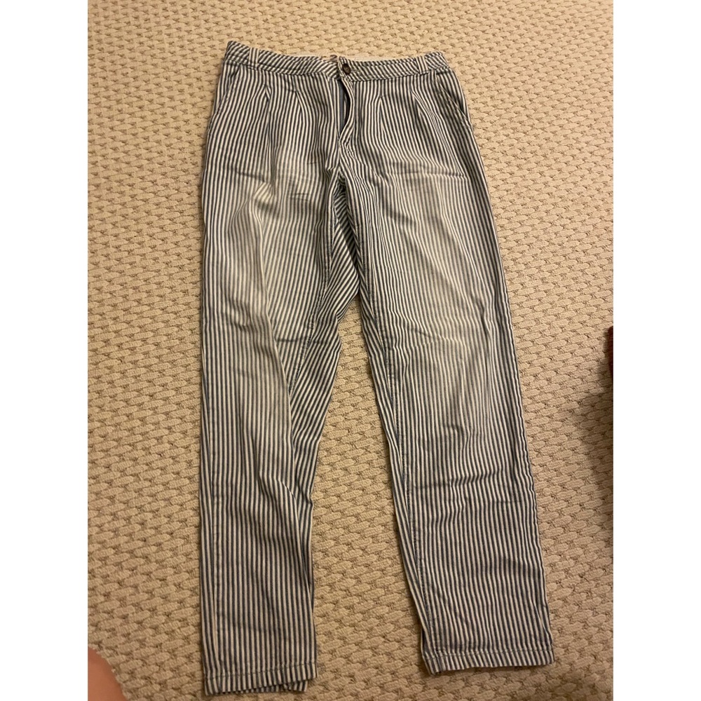 Free People Pinstripe Trousers